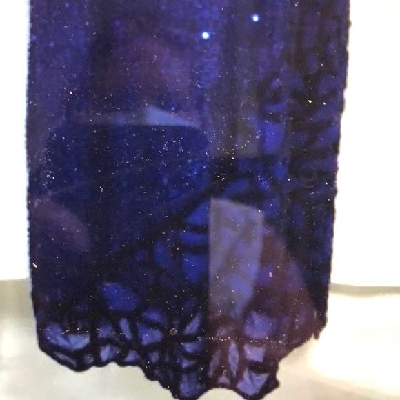 Scala 💯 Silk Beaded Size L Blue and Black beads - Picture 11 of 13